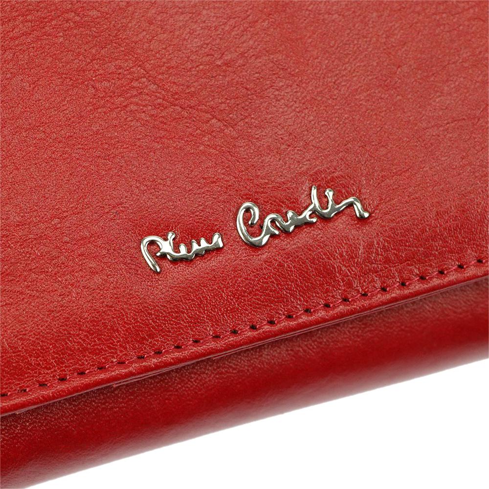 Pierre Cardin | Γυναικείο πορτοφόλι από γνήσιο φυσικό δέρμα GPD080, Κόκκινο 3