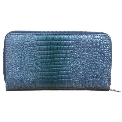 Γυναικείο πορτοφόλι από γνήσιο φυσικό δέρμα GPD213, Μπλε 4