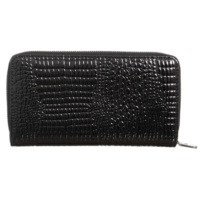 Γυναικείο πορτοφόλι από γνήσιο φυσικό δέρμα GPD213, Μαύρο 4