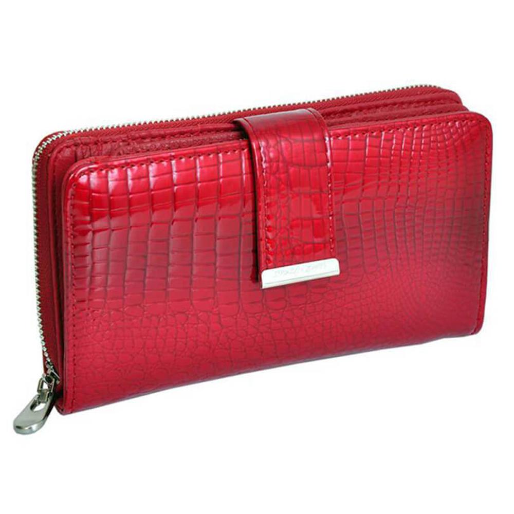 Γυναικείο πορτοφόλι από γνήσιο φυσικό δέρμα GPD213, Κόκκινο 2