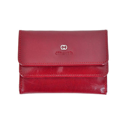 Γυναικείο πορτοφόλι από γνήσιο φυσικό δέρμα GPD250, Κόκκινο 1