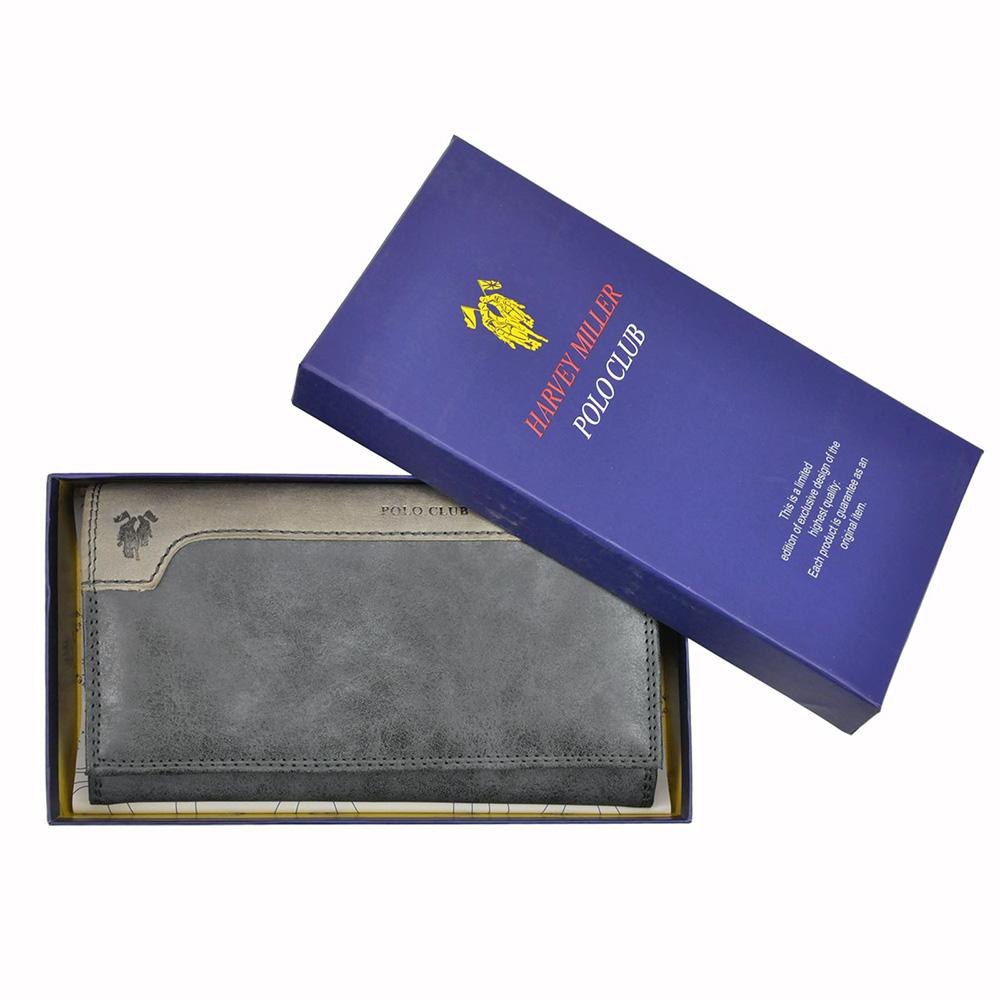 Γυναικείο πορτοφόλι από γνήσιο φυσικό δέρμα GPD265, Μαύρο 2