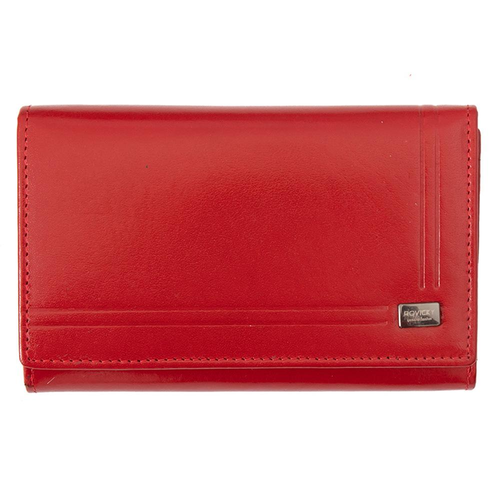 Γυναικείο πορτοφόλι από γνήσιο φυσικό δέρμα GPD269, Κόκκινο 1