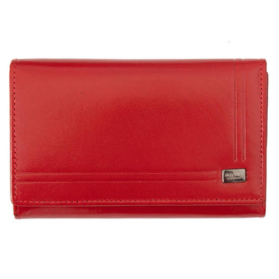 Γυναικείο πορτοφόλι από γνήσιο φυσικό δέρμα GPD269, Κόκκινο 1