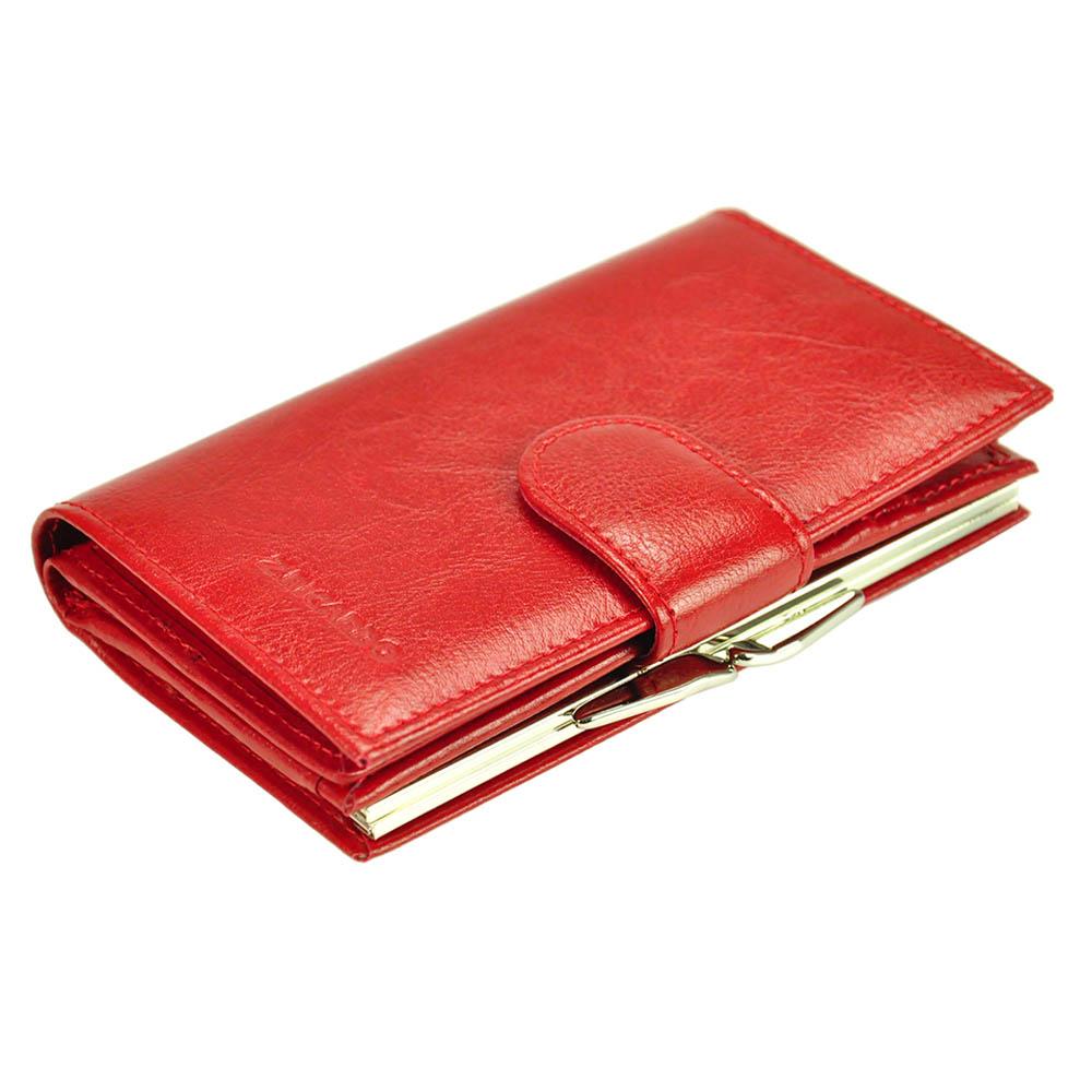 Γυναικείο πορτοφόλι από γνήσιο φυσικό δέρμα GPD291, Κόκκινο 3