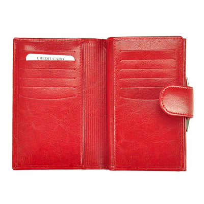 Γυναικείο πορτοφόλι από γνήσιο φυσικό δέρμα GPD291, Κόκκινο 5