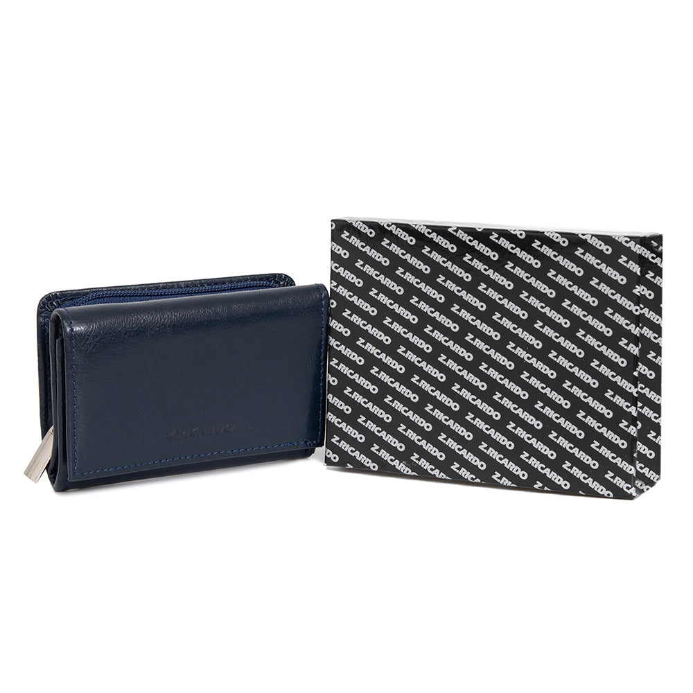 Γυναικείο πορτοφόλι από γνήσιο φυσικό δέρμα GPD292, Ναυτικό μπλε 2