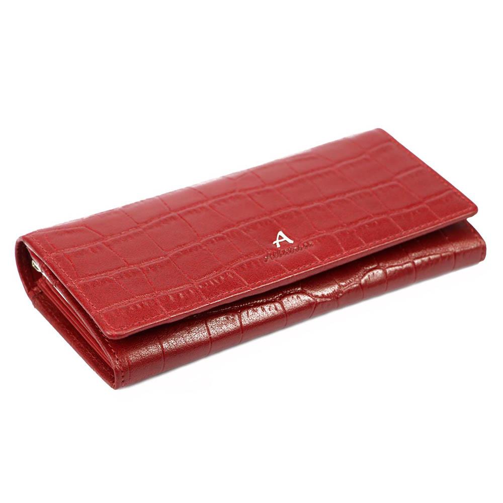 Γυναικείο πορτοφόλι από γνήσιο φυσικό δέρμα GPD296, Κόκκινο 2