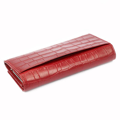 Γυναικείο πορτοφόλι από γνήσιο φυσικό δέρμα GPD296, Κόκκινο 7