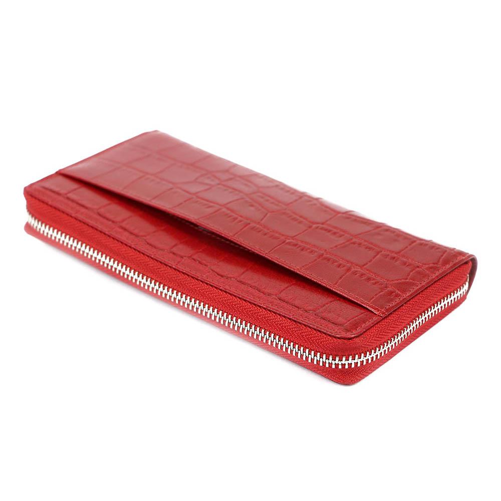 Γυναικείο πορτοφόλι από γνήσιο φυσικό δέρμα GPD297, Κόκκινο 6