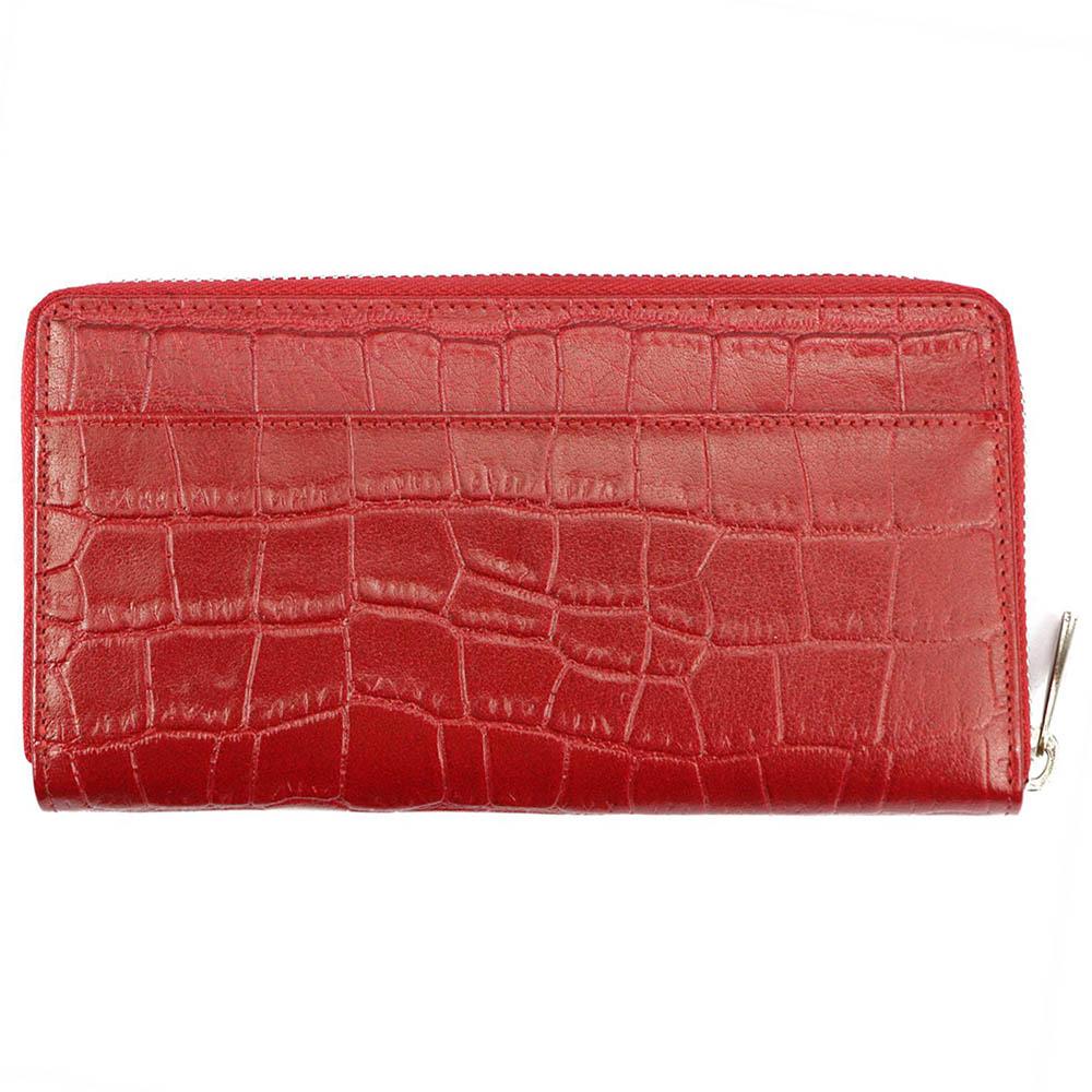 Γυναικείο πορτοφόλι από γνήσιο φυσικό δέρμα GPD297, Κόκκινο 7