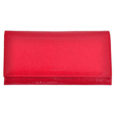Γυναικείο πορτοφόλι από γνήσιο φυσικό δέρμα GPD301, Κόκκινο 1