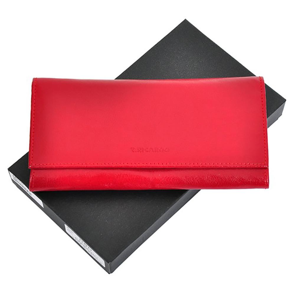 Γυναικείο πορτοφόλι από γνήσιο φυσικό δέρμα GPD301, Κόκκινο 2