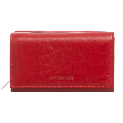 Γυναικείο πορτοφόλι από γνήσιο φυσικό δέρμα GPD302, Κόκκινο 1