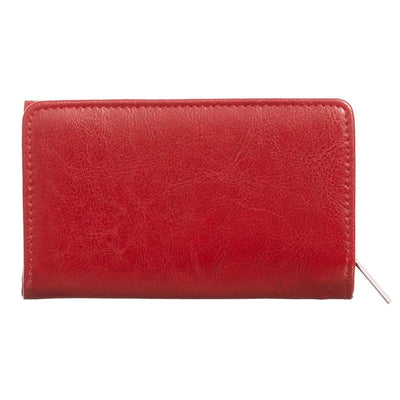 Γυναικείο πορτοφόλι από γνήσιο φυσικό δέρμα GPD302, Κόκκινο 5