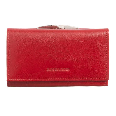 Γυναικείο πορτοφόλι από γνήσιο φυσικό δέρμα GPD303, Κόκκινο 1