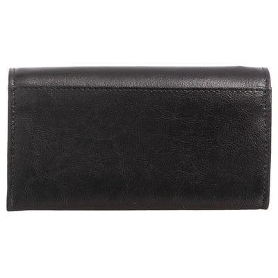 Γυναικείο πορτοφόλι από γνήσιο φυσικό δέρμα GPD306, Μαύρο 4