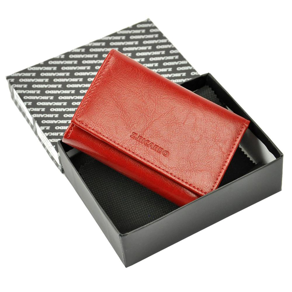 Γυναικείο πορτοφόλι από γνήσιο φυσικό δέρμα GPD307, Κόκκινο 2