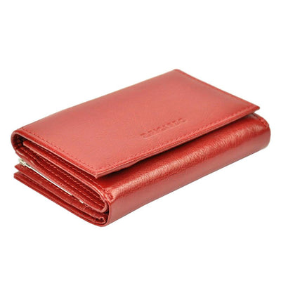 Γυναικείο πορτοφόλι από γνήσιο φυσικό δέρμα GPD307, Κόκκινο 3