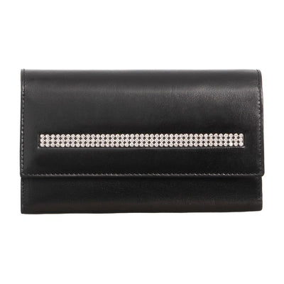 Γυναικείο πορτοφόλι από γνήσιο φυσικό δέρμα GPD311, Μαύρο 1
