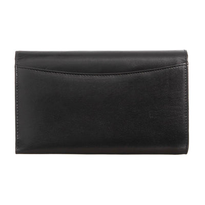 Γυναικείο πορτοφόλι από γνήσιο φυσικό δέρμα GPD311, Μαύρο 5