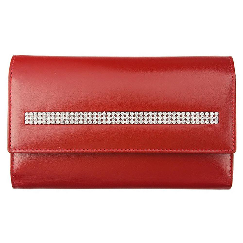 Γυναικείο πορτοφόλι από γνήσιο φυσικό δέρμα GPD311, Κόκκινο 1