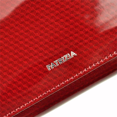 Γυναικείο πορτοφόλι από γνήσιο φυσικό δέρμα GPD314, Κόκκινο - με προστασία ασύρματης ανάγνωσης RFID 3