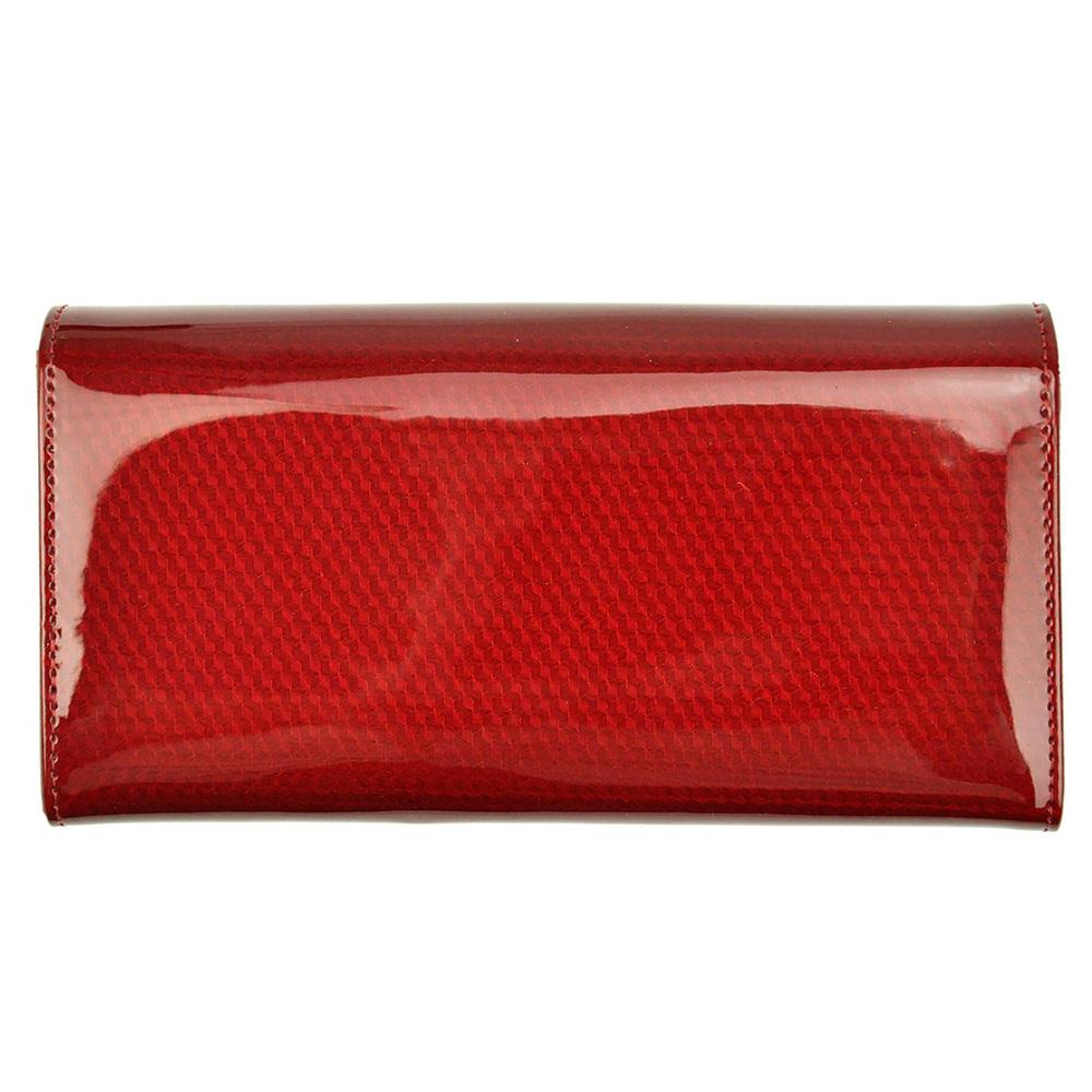 Γυναικείο πορτοφόλι από γνήσιο φυσικό δέρμα GPD314, Κόκκινο - με προστασία ασύρματης ανάγνωσης RFID 7