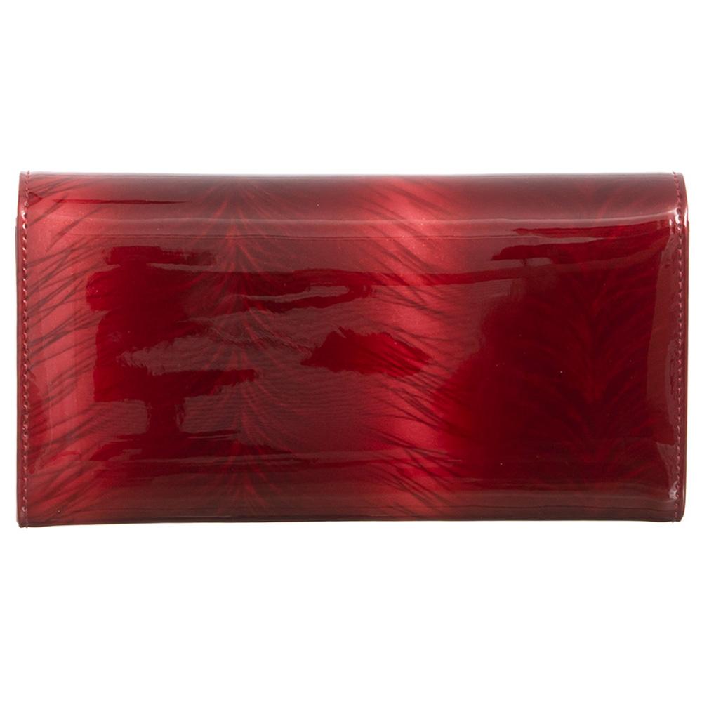 Γυναικείο πορτοφόλι από γνήσιο φυσικό δέρμα GPD315, Κόκκινο - με προστασία ασύρματης ανάγνωσης RFID 5