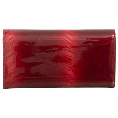 Γυναικείο πορτοφόλι από γνήσιο φυσικό δέρμα GPD315, Κόκκινο - με προστασία ασύρματης ανάγνωσης RFID 5