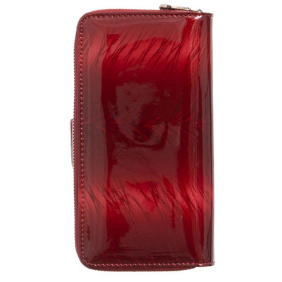 Γυναικείο πορτοφόλι από γνήσιο φυσικό δέρμα GPD317, Κόκκινο - με προστασία ασύρματης ανάγνωσης RFID 5