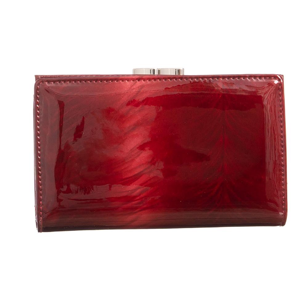 Γυναικείο πορτοφόλι από γνήσιο φυσικό δέρμα GPD318, Κόκκινο - με προστασία ασύρματης ανάγνωσης RFID 5