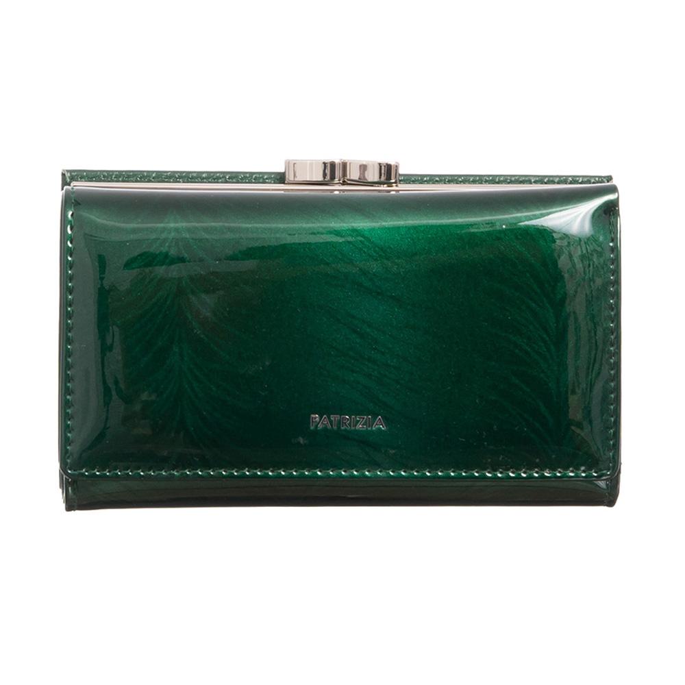 Γυναικείο πορτοφόλι από γνήσιο φυσικό δέρμα GPD318, Πράσινο - με προστασία ασύρματης ανάγνωσης RFID 1