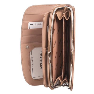 Γυναικείο πορτοφόλι από γνήσιο φυσικό δέρμα GPD319, Μπεζ 4