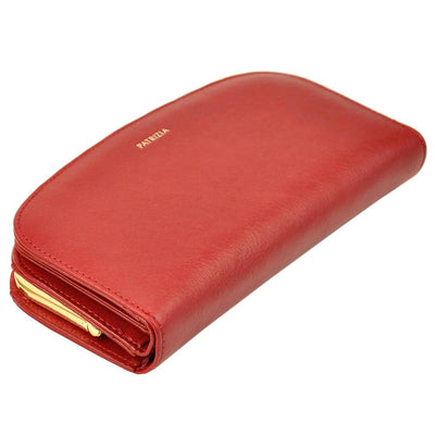 Γυναικείο πορτοφόλι από γνήσιο φυσικό δέρμα GPD324, Κόκκινο - με προστασία ασύρματης ανάγνωσης RFID 2