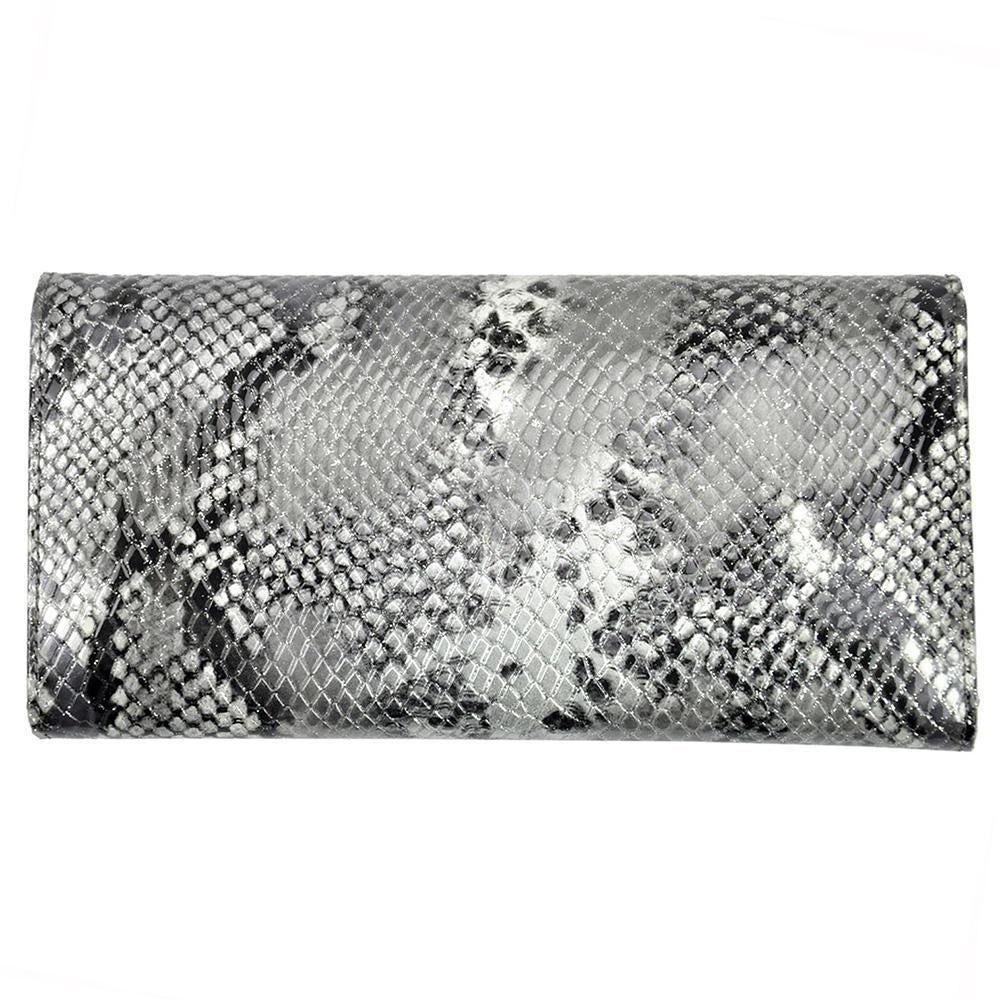 Γυναικείο πορτοφόλι από γνήσιο φυσικό δέρμα GPD330, Γκρί - με προστασία ασύρματης ανάγνωσης RFID 7