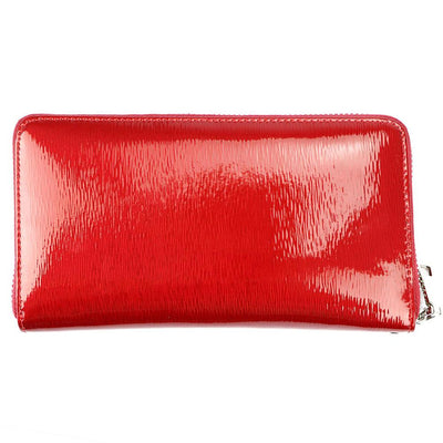 Γυναικείο πορτοφόλι από γνήσιο φυσικό δέρμα GPD351, Κόκκινο - με προστασία ασύρματης ανάγνωσης RFID 6