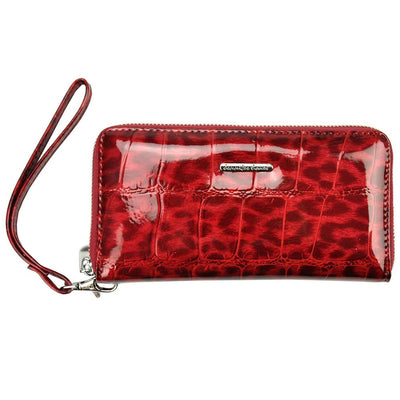 Γυναικείο πορτοφόλι από γνήσιο φυσικό δέρμα GPD373, Κόκκινο 3