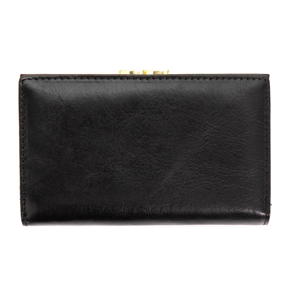 Γυναικείο πορτοφόλι από γνήσιο φυσικό δέρμα GPD394, Μαύρο 5