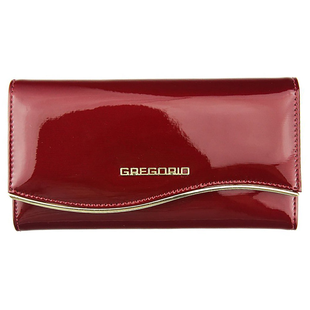 Γυναικείο πορτοφόλι από γνήσιο φυσικό δέρμα GPD398, Κόκκινο 1