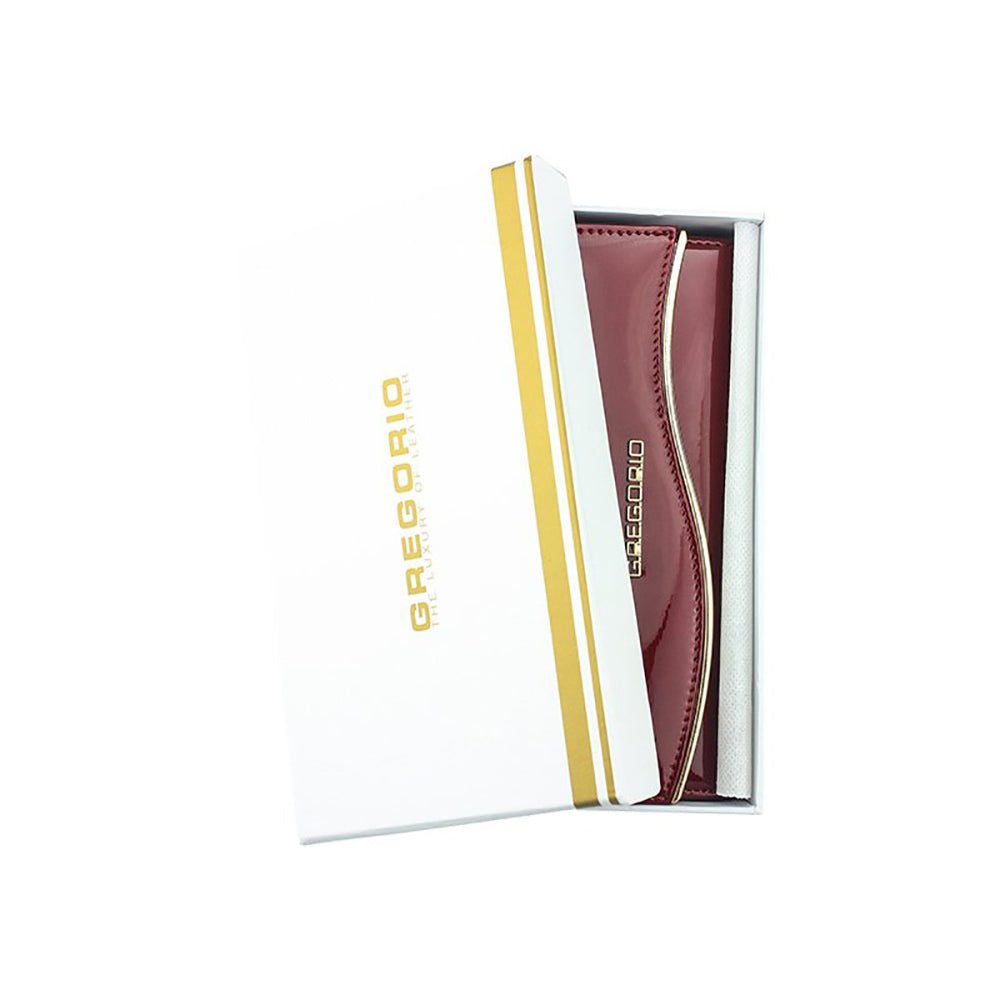 Γυναικείο πορτοφόλι από γνήσιο φυσικό δέρμα GPD398, Κόκκινο 2