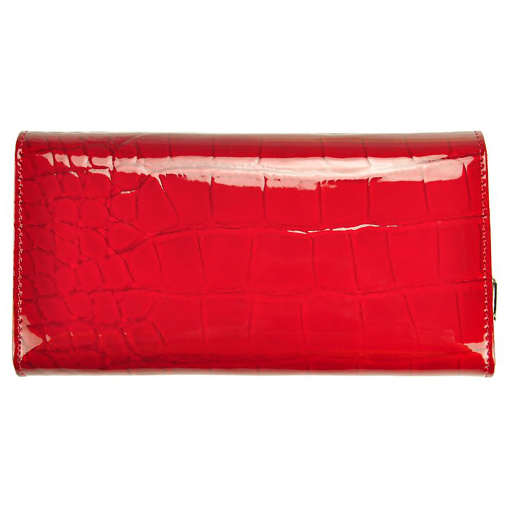 Γυναικείο πορτοφόλι από γνήσιο φυσικό δέρμα GPD399, Κόκκινο 10