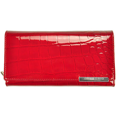Γυναικείο πορτοφόλι από γνήσιο φυσικό δέρμα GPD399, Κόκκινο 1