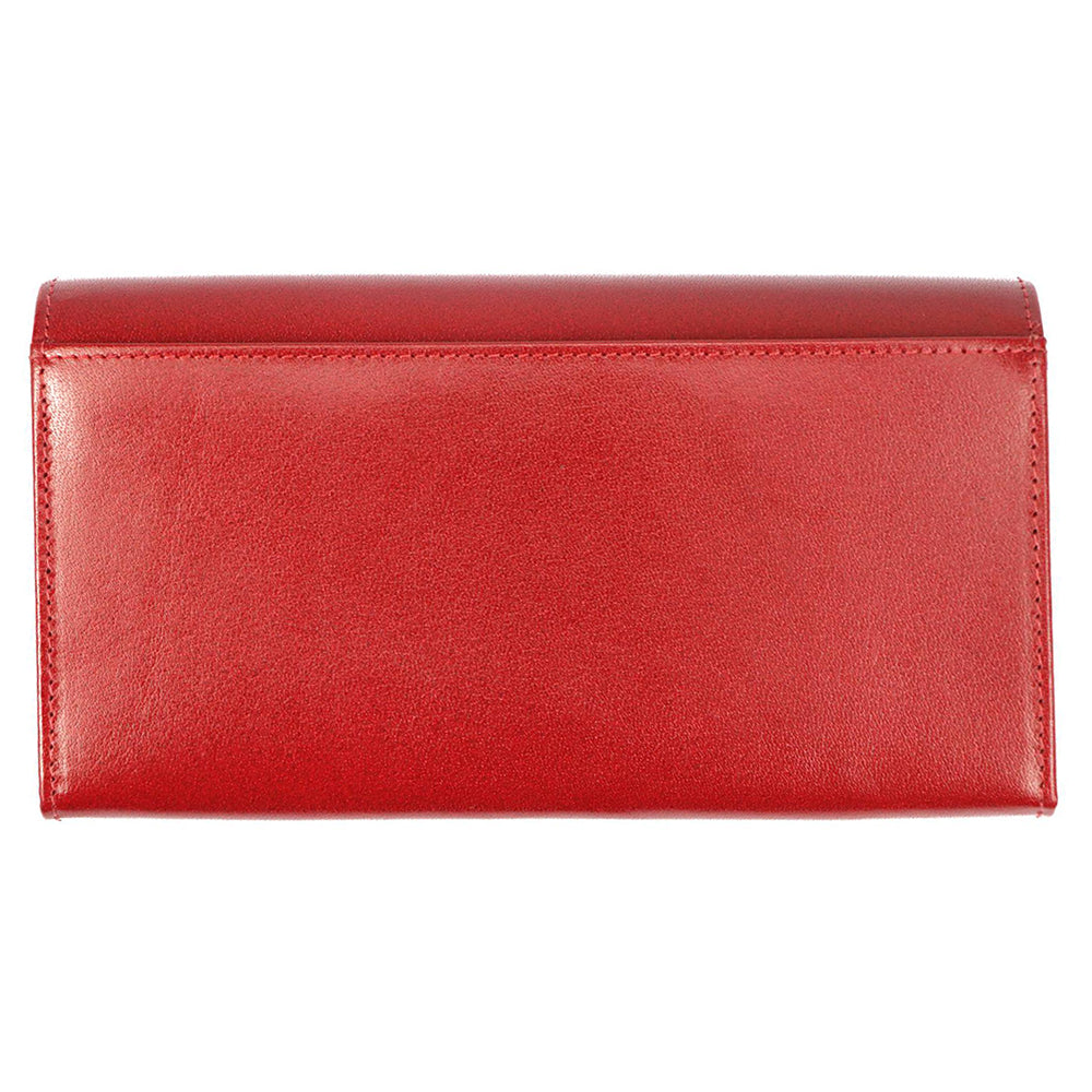 Γυναικείο πορτοφόλι από γνήσιο φυσικό δέρμα GPD402, Κόκκινο 7
