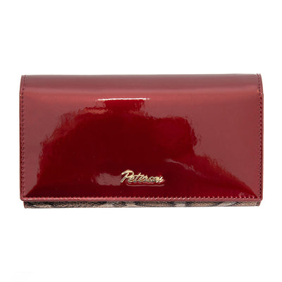 Γυναικείο πορτοφόλι από γνήσιο φυσικό δέρμα GPD440, Κόκκινο 1