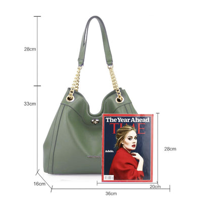 Γυναικεία τσάντα Clarisa, Πράσινο 5
