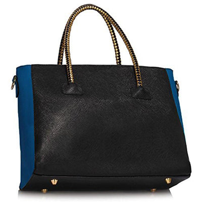 Γυναικεία τσάντα Dorete, Μαύρο/Μπλε 2