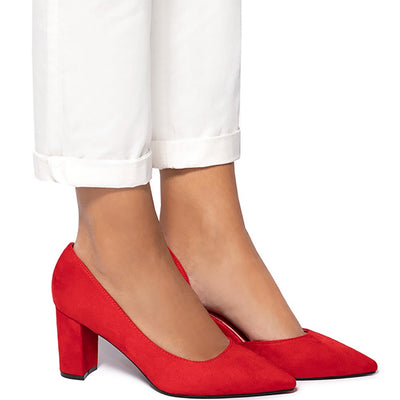 Γυναικεία παπούτσια Giada, Κόκκινο 1