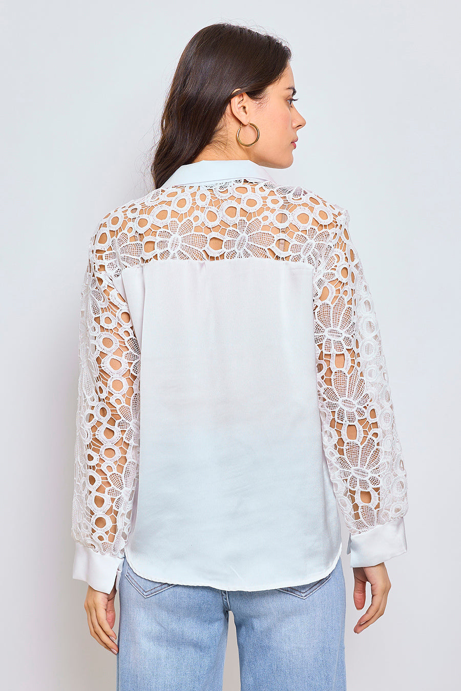 Γυναικείο πουκάμισο Gloriana, Λευκό 4