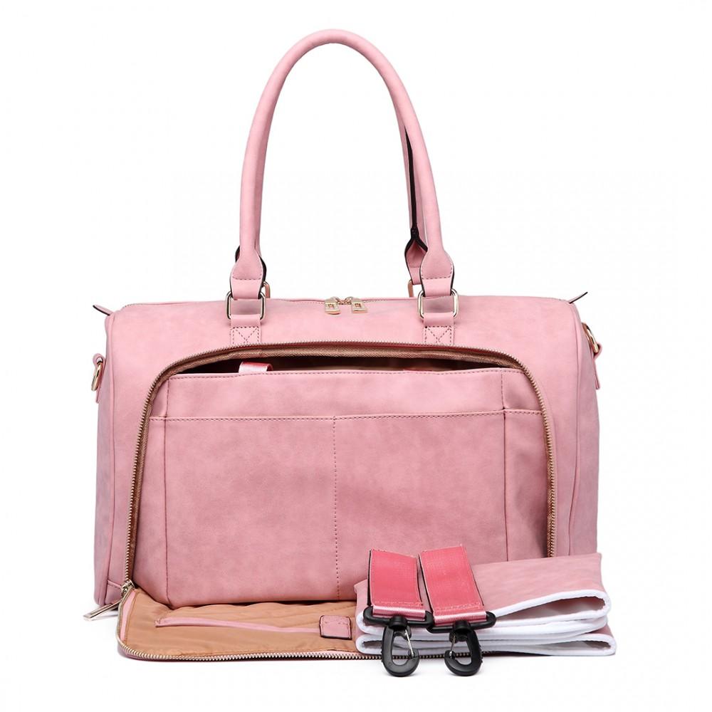 Βρεφική τσάντα Gugu, Ροζ 4